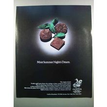 1983 Godiva Chocolate Ad - Mint Summer Night's Dream