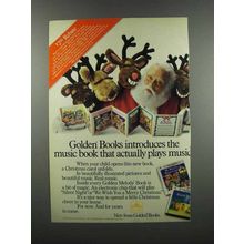 1983 Golden Books Melody Books Ad - Silent Night