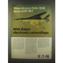 1985 Eaton Defensive Electronics System Ad - B-1B