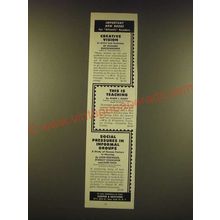 1950 Harper & Brothers Ad - Important new books for Atlantic Readers