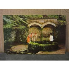 UPWEY WISHING WELL, UPWEY, WEYMOUTH, DORSET. used postcard by Dennis 1966 pm =