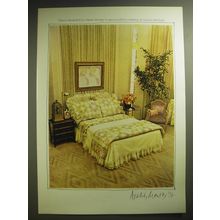 1974 Atelier Martex Gloria Vanderbilt Linens Ad - Gloria Vanderbilt for Atelier