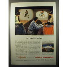 1950 Chrysler Corporation Ad - They found the lost light