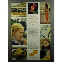 1962 Kodak Kodachrome II Film Ad - The whole wonderful world of color is yours