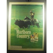 1975 Marlboro Cigarettes Ad - Come to Marlboro Country