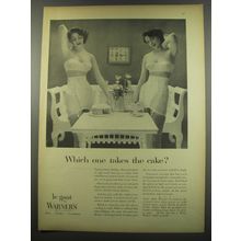 1955 Warner's Le Gant girdle and Merry Widow Bra Ad - Which one takes the cake?