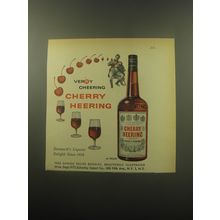 1959 Cherry Heering Liqueur Advertisement - Verry Cheering Cherry Heering