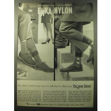 1960 Enka Nylon Advertisement - Esquire Socks - You don't need X-ray eyes