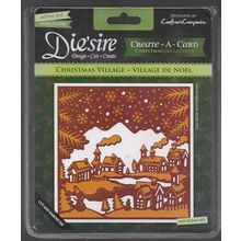 Crafter's Companion. Die'Sire. Christmas Village Die Set. Die Cutting Cardmaking