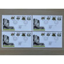 Royal Mail First Day Covers 1986 Nature Conservation Species At Risk FDC’s x4