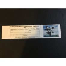 ICOLLECTZONE US Illinois 1987 Duck Stamp with tab XF NH
