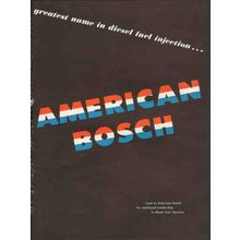 american bosch 1953 greatest name in diesel fuel injection vintage ad