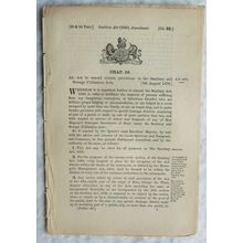 1870 Act of Parliament: sanitary & sewage utilization