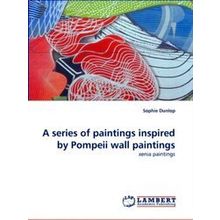 A series of paintings inspired by Pompeii wall paintings