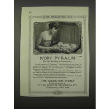 1918 Du Pont Ivory Py-ra-Lin Ad - For her Birthday