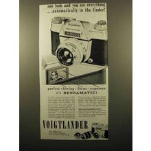 1960 Voigtlander Bessamatic Camera Ad - One Look