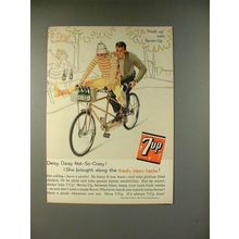 1961 7-up Soda Ad - Daisy, Daisy Not-so-Crazy!