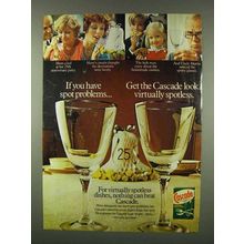 1978 Cascade Detergent Ad - If You Have Spot Problems