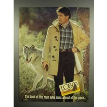 1979 Pendleton Lobo Clothes Ad - Ahead of the Pack