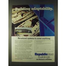 1979 Republic Steel Buildings Ad - Adaptability