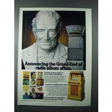 1980 Old Grand Dad Bourbon Ad - Radio Album Offers