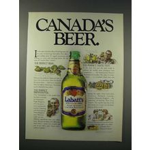 1984 Labatt's Beer Ad - Canada's Beer