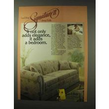1984 La-Z-Boy Signature II Sleep Sofa Ad - Adds Bedroom