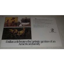 1987 AT&T Telephone Ad - Dallas Celebrates the Artistic Genius