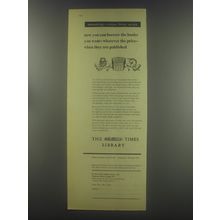 1954 The Times Library Ad - Announcing a unique library service