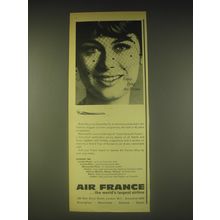 1962 Air France Airline Ad - Enjoy flying Air France
