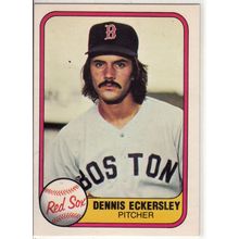 1981 Fleer Dennis Eckersley baseball card #226 -NM-HOF- Red Sox