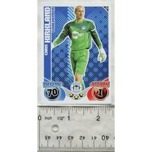 2010/11 Topps Match Attax Trading Card 325 Chris Kirkland, Wigan Athletic