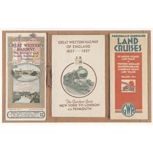 Great Western Railway Land Cruises 3x Old Poster Postcard