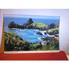 KYNANCE COVE, CORNWALL .used postcard 1966 postmark John Hinde =