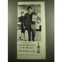 1960 Fleischmann's Whiskey Advertisement - In Fine Whiskey