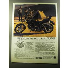 1981 Harley-Davidson Sturgis Motorcyle Advertisement - Breaking New Ground