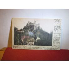 HOHENSALZBURG CASTLE, SALZBURG, AUSTRIA.. used antique postcard 1903 pm =