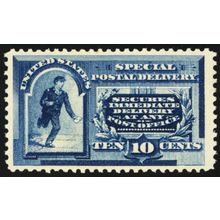 E2, Mint VF/XF NH 10¢ With PFC Certificate - RARE - Stuart Katz