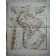 1895 The Times Plate 99 & 100 South America