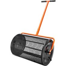 VEVOR Compost Spreader, 24.4-25.6" Height Adjustable Handle, 24" Wide, Lawn and