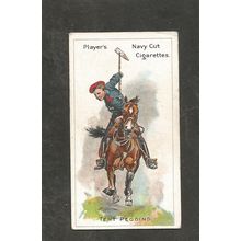 Cigarette Card Players Riders of the World 1905 #10 Tent Pegging