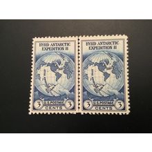 ICOLLECTZONE US 732 Vertical line pair VF NH CV $32.50