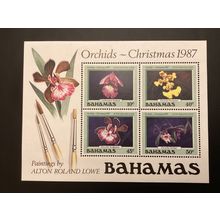 ICOLLECTZONE Bahamas 639a flowers VF NH orchids
