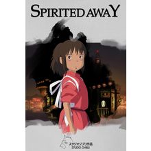 Spirited Away Poster Canvas Movie Film Print A0 A1 A2 A3 A4 A5 A6 Art Wall Deco
