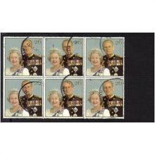 1997 ROYAL GOLDEN WEDDING 26P BLOCK F/U SG2012