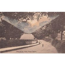 Luton Beds 1914 Antique Whyaxye Park Road War Wartime Postcard
