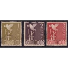 GERMANY 1947 Reaching for Peace 1M-3M Sc#574-576 USED AS IS @M619