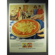 1964 Chef Boy-ar-Dee Frozen Pizza Ad - Real Flavor