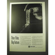 1964 Bell Telephone Ad - Thin Film, Big Future