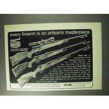 1971 Mauser Model 660, 3000 and 4000 Rifle Ad